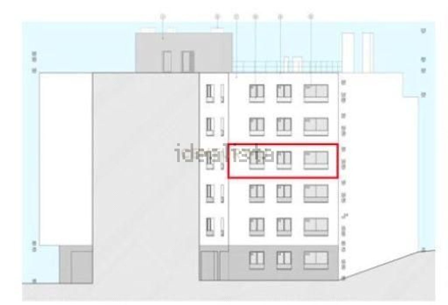 公寓 t2出售在Rua da Recosta, 43 - 平面图