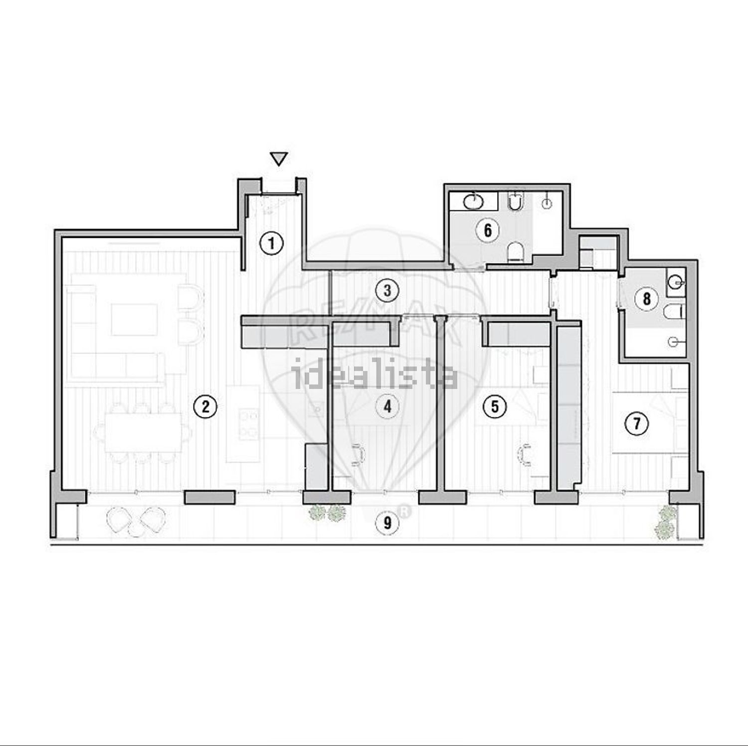 公寓 t3出售在 Almada - 平面图
