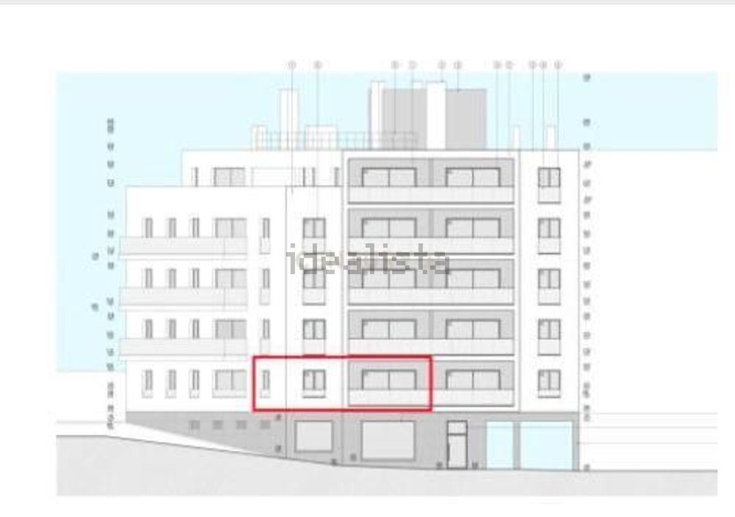 公寓 t2出售在Rua da Recosta, 43 - 平面图