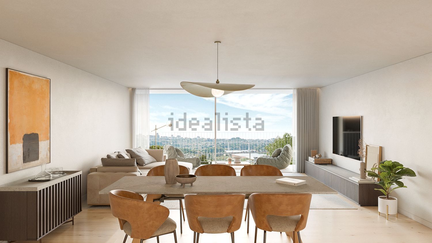 公寓 t1出售在Rua Dr. Joaquim Manuel Costa, 1401 - 客厅