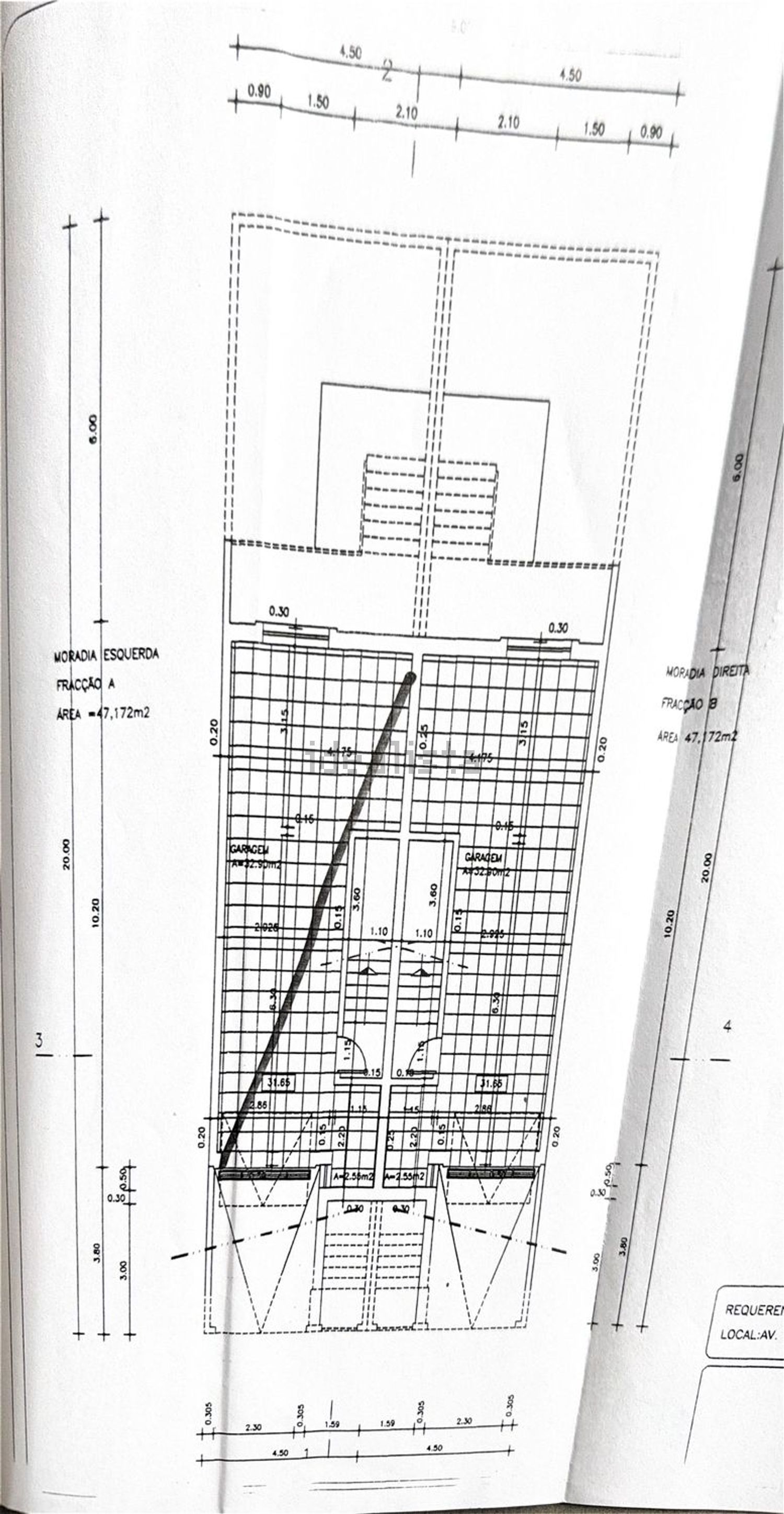 联排别墅出售在Avenida 1 de Junho, 104 -a - 平面图