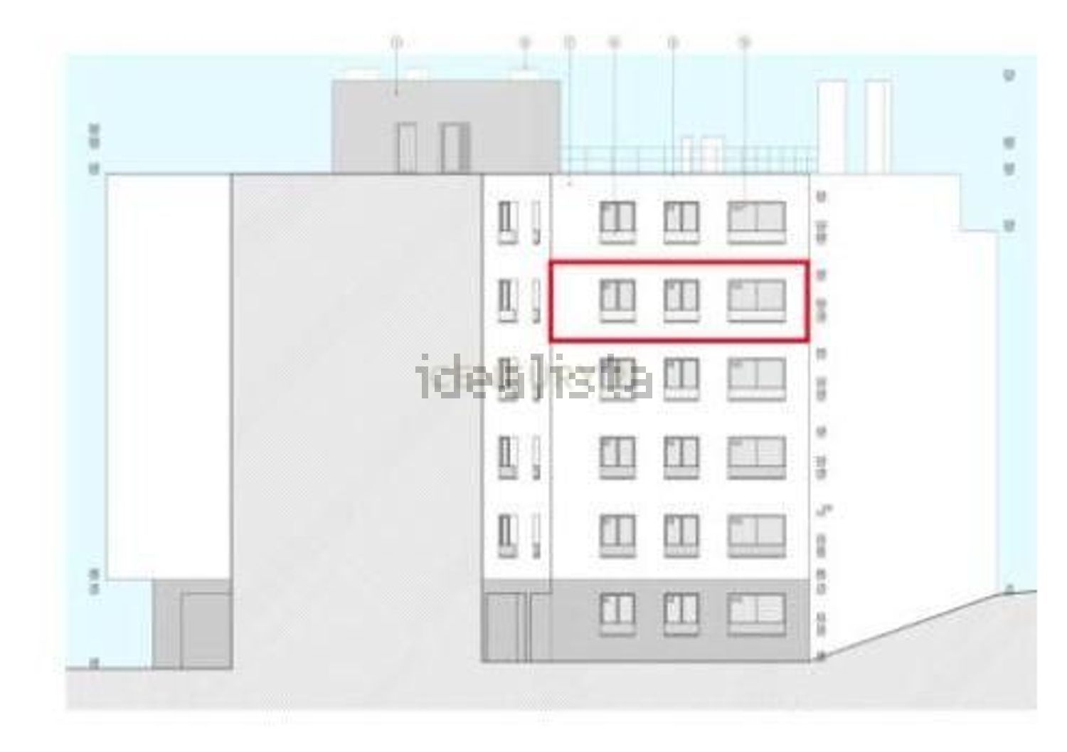 公寓 t2出售在Rua da Recosta, 43 - 平面图