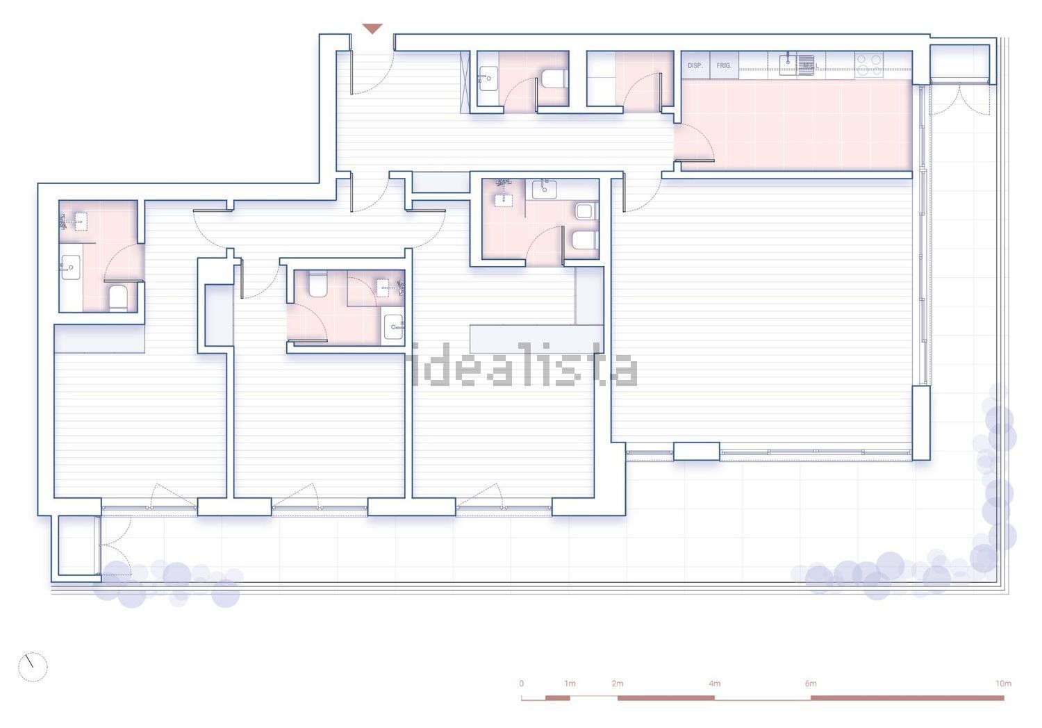 公寓 t3出售在Avenida da Igreja, 5 - 平面图