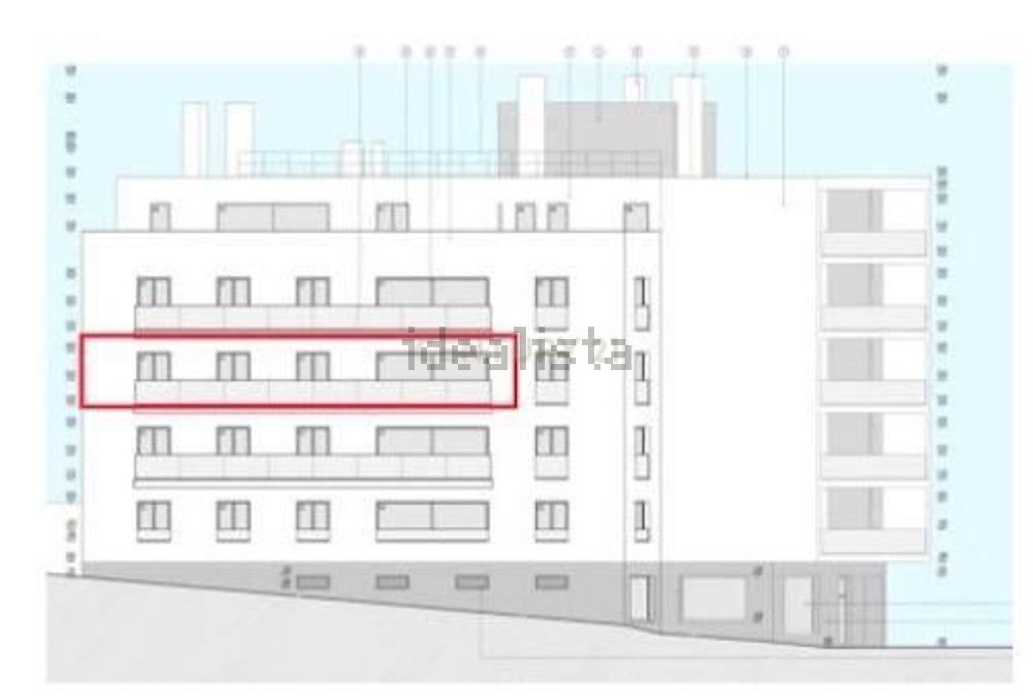 公寓 t3出售在Rua da Recosta, 43 - 平面图