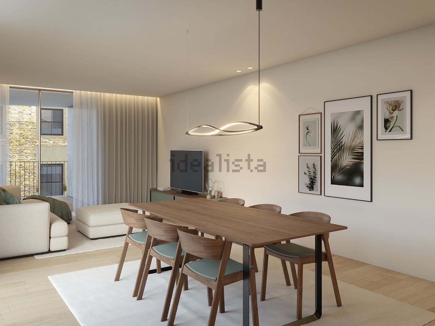 公寓 t1出售在Rua de Costa Cabral, 2103 - 客厅