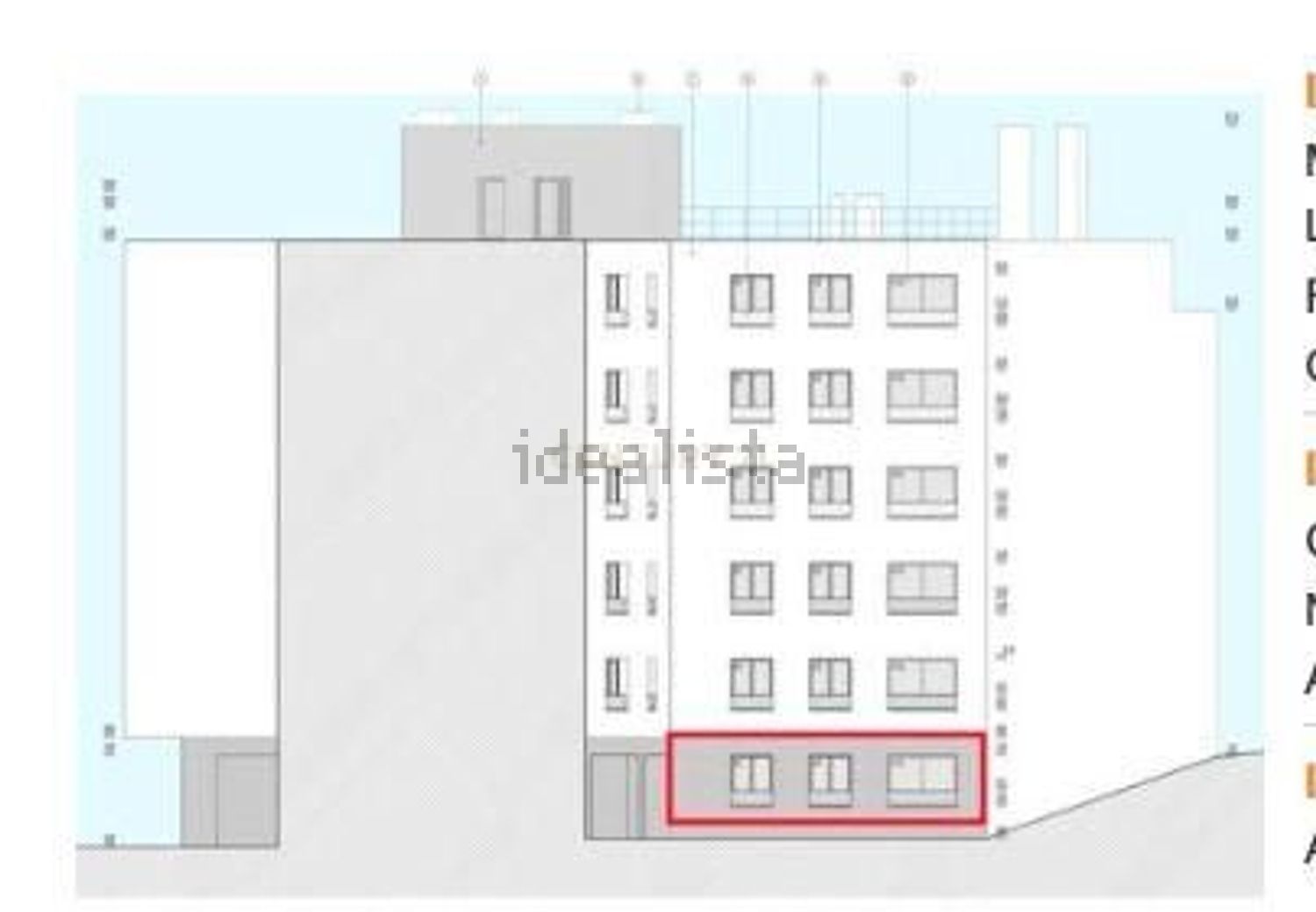 公寓 t2出售在Rua da Recosta, 43 - 平面图