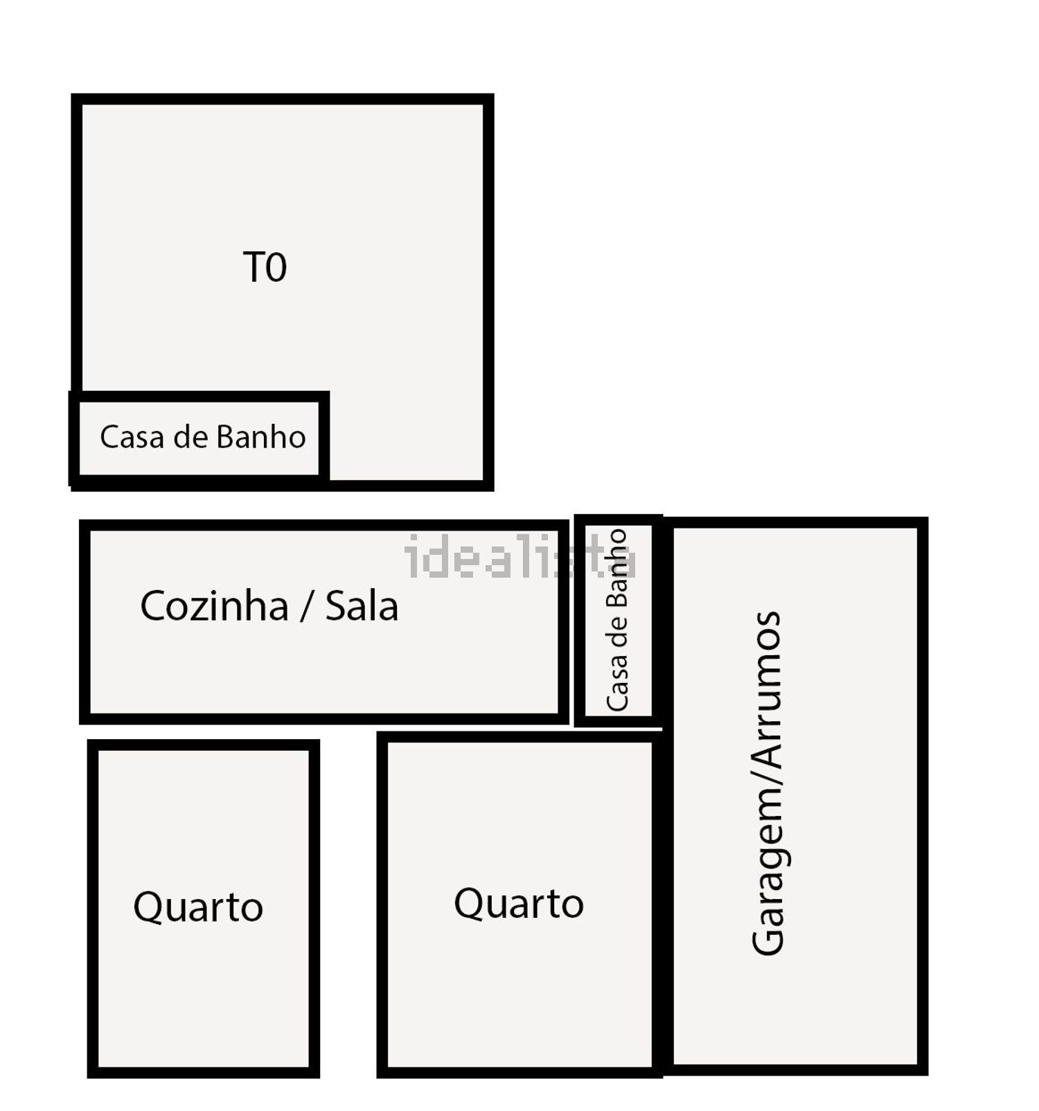小楼房或独栋别墅出售在 Santo Tirso - Couto - Burgães - 平面图