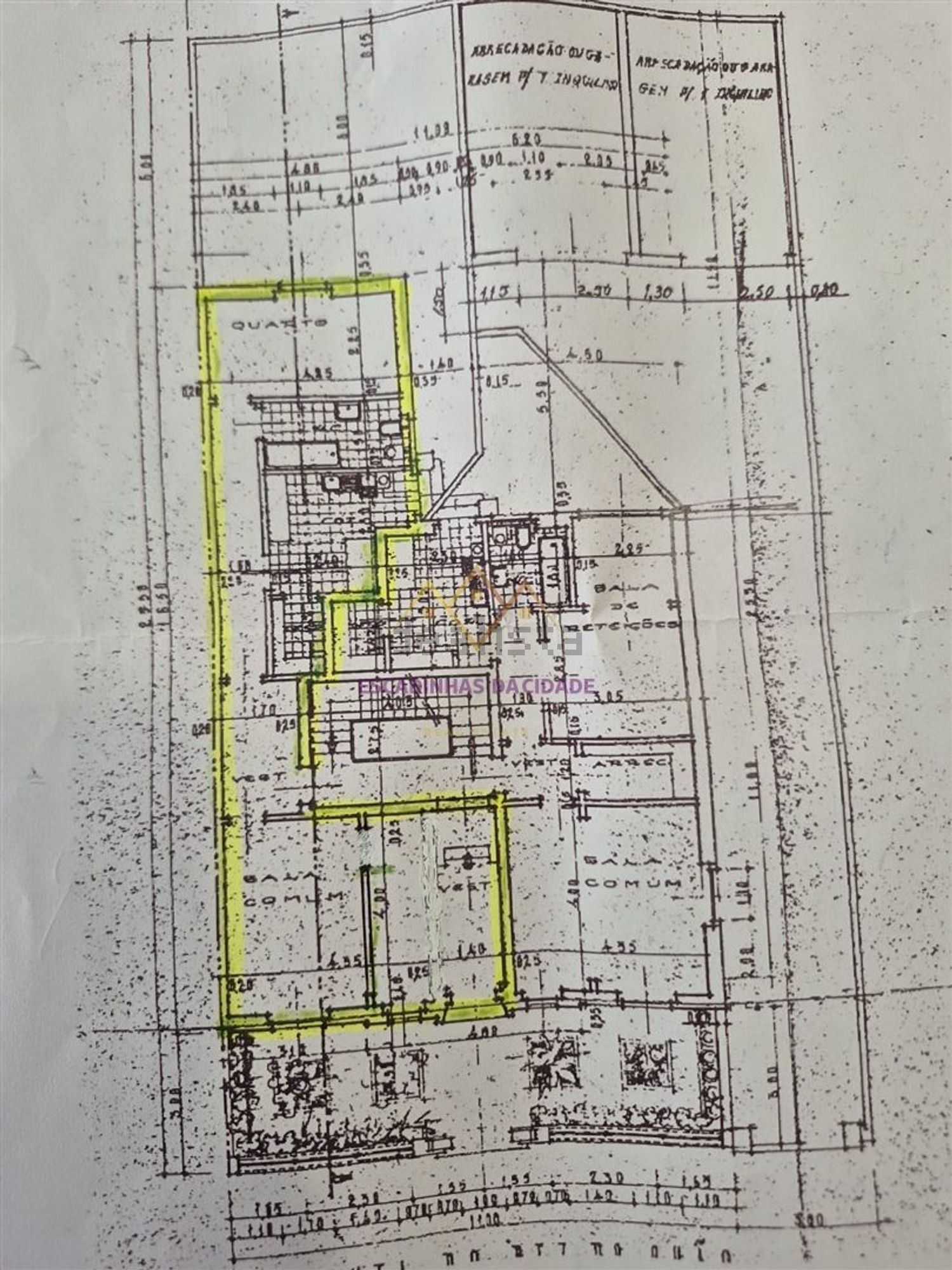 公寓 t2出售在Rua Elias Garcia, 45 - 平面图