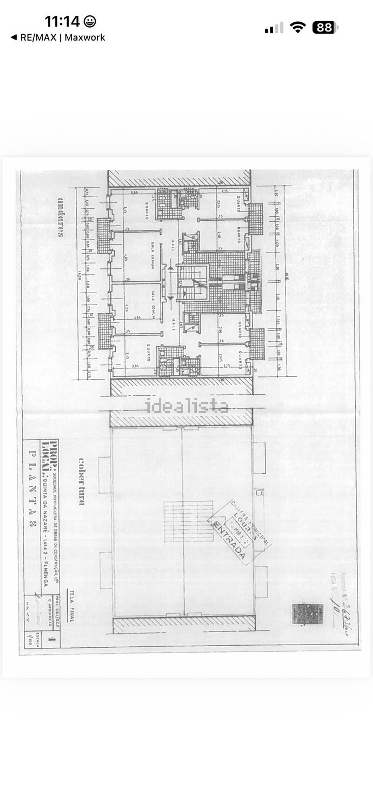 公寓 t3出售在 Santo António dos Cavaleiros e Frielas - 平面图