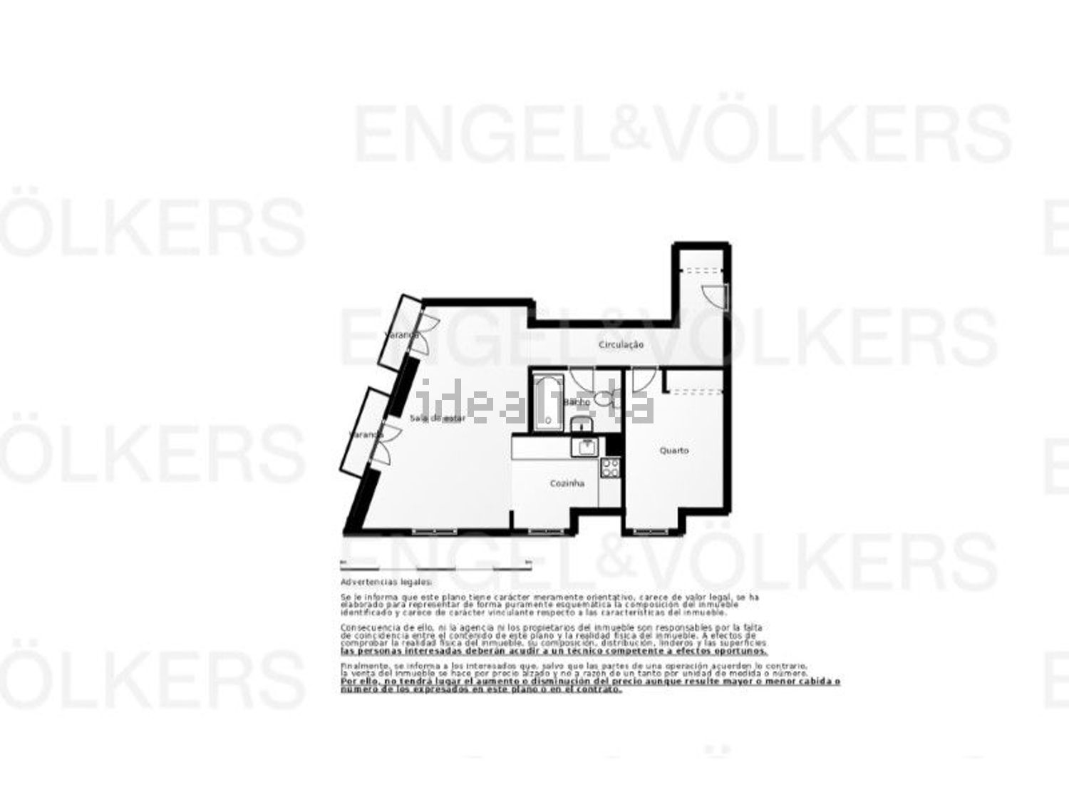 公寓 t1出售在 Chiado - 平面图