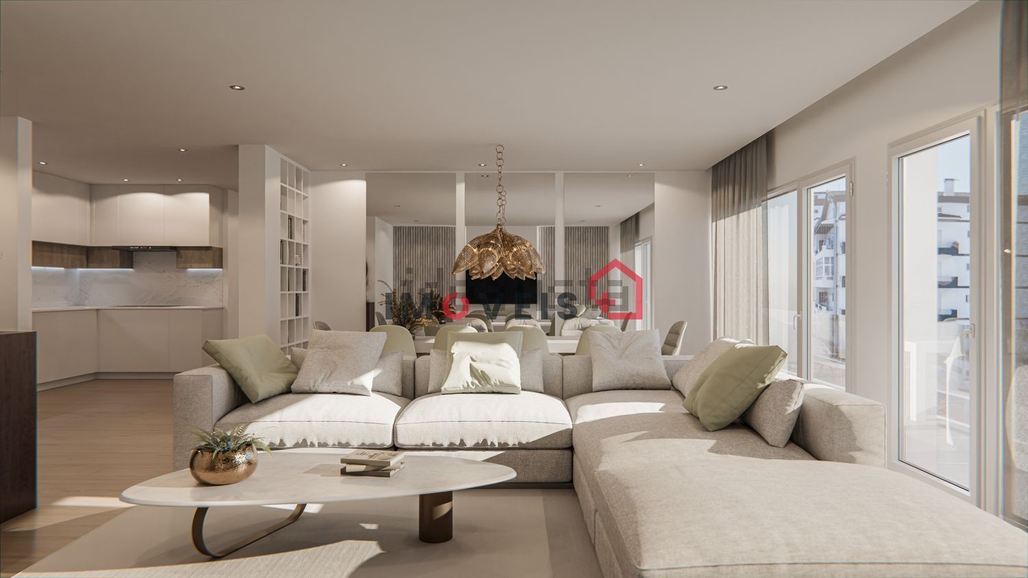 公寓 t3出售在Rua Cova do Vinagre, 394 - 客厅