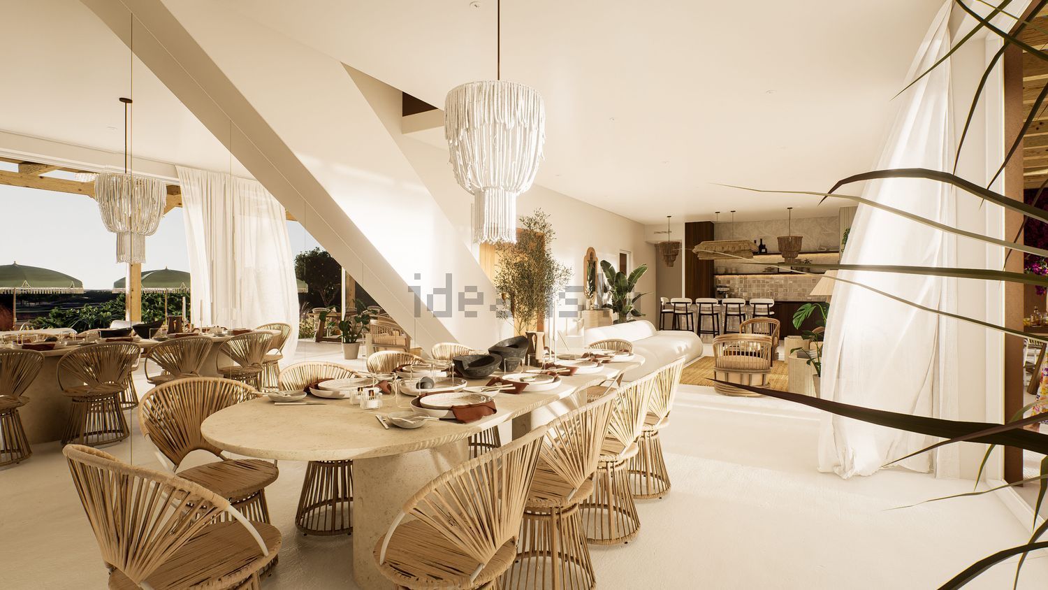 小楼房或独栋别墅出售在 7570 Melides - 客厅