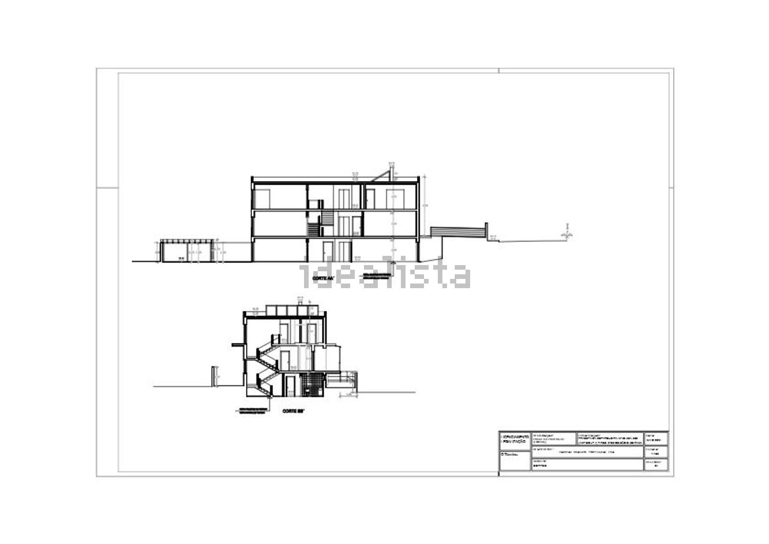 小楼房或独栋别墅出售在Praceta da Espargueira - 平面图