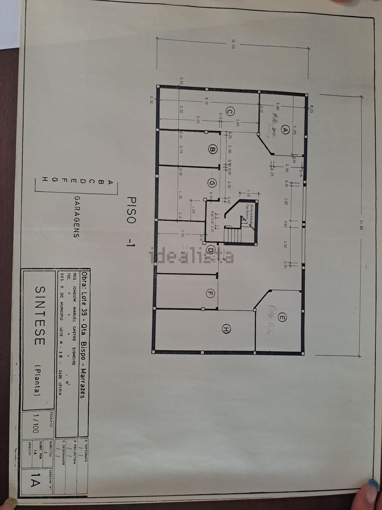 公寓 t4出售在Rua de Londres, 39 - 平面图