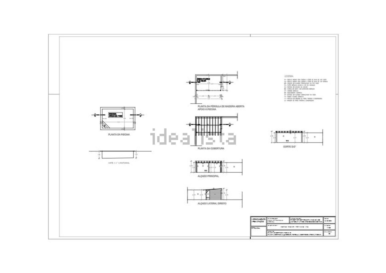 小楼房或独栋别墅出售在Praceta da Espargueira - 平面图