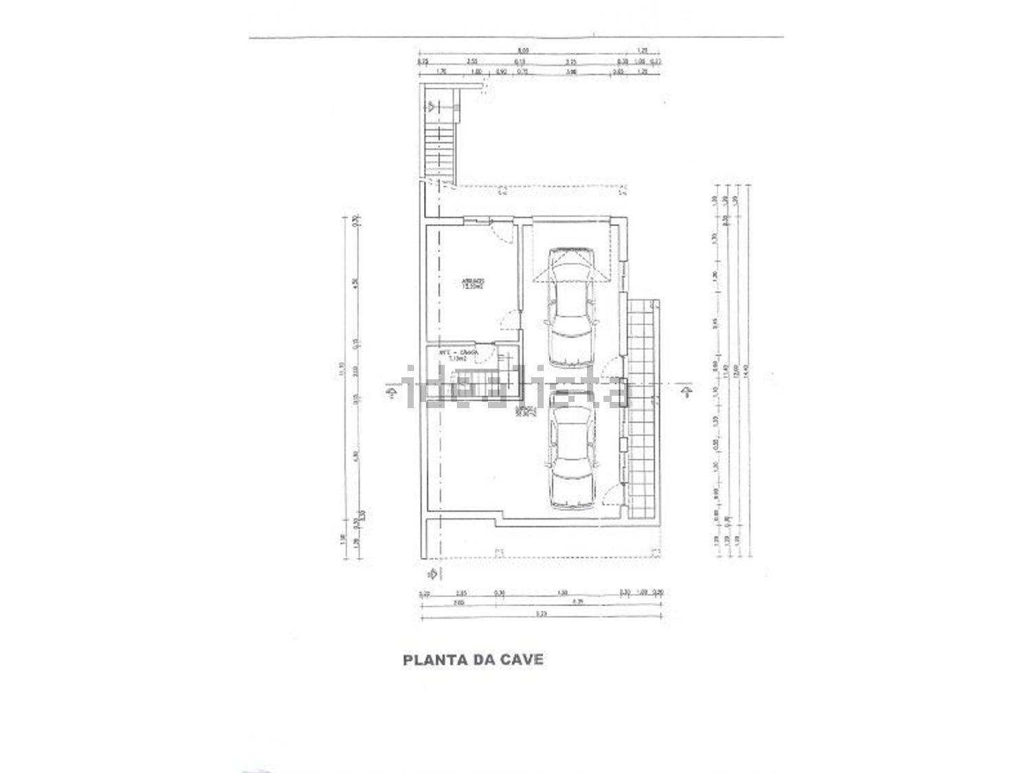 双拼别墅出售在 Casal dos Matos - 平面图