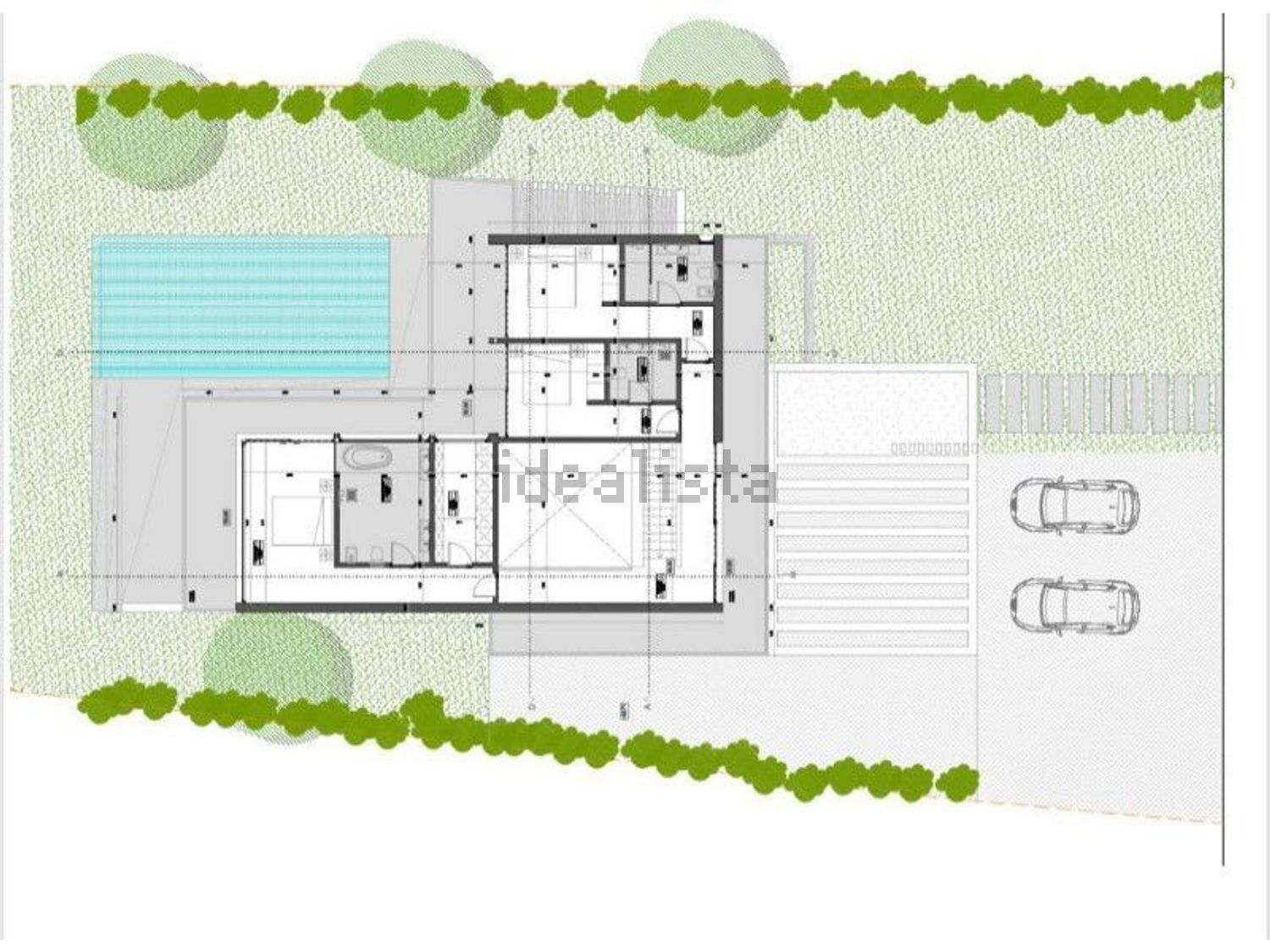 小楼房或独栋别墅出售在 Herdade da Aroeira - 平面图
