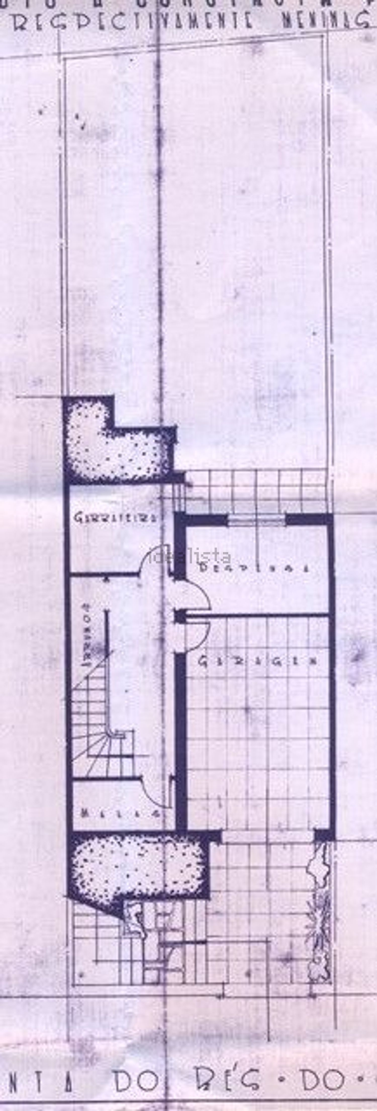 出租联排别墅在Rua de Fez, 1044 - 平面图