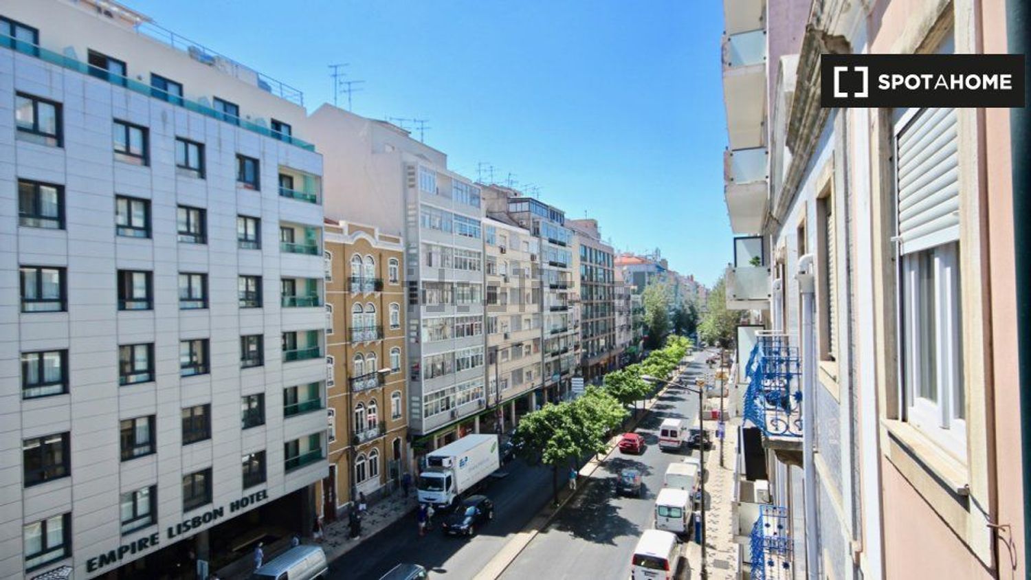 出租公寓 t2在Avenida Almirante Reis - 视线