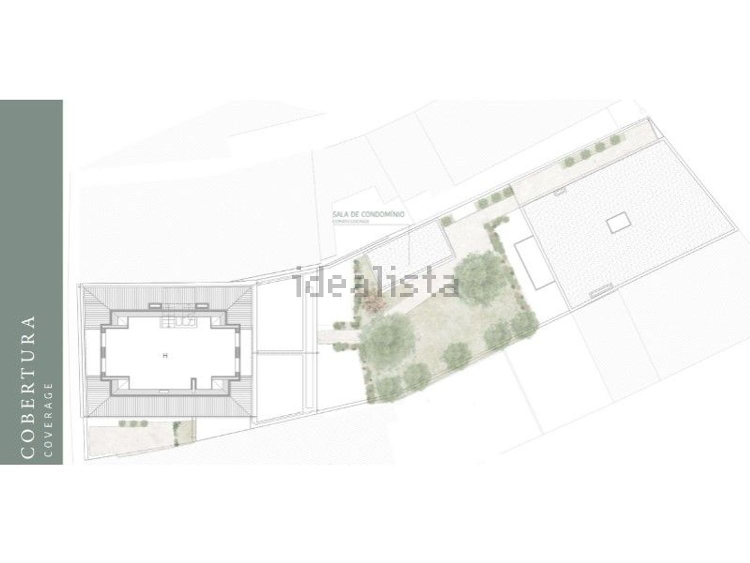 T0（单人公寓）出售在Rua Moínho de Vento, 203 - 平面图