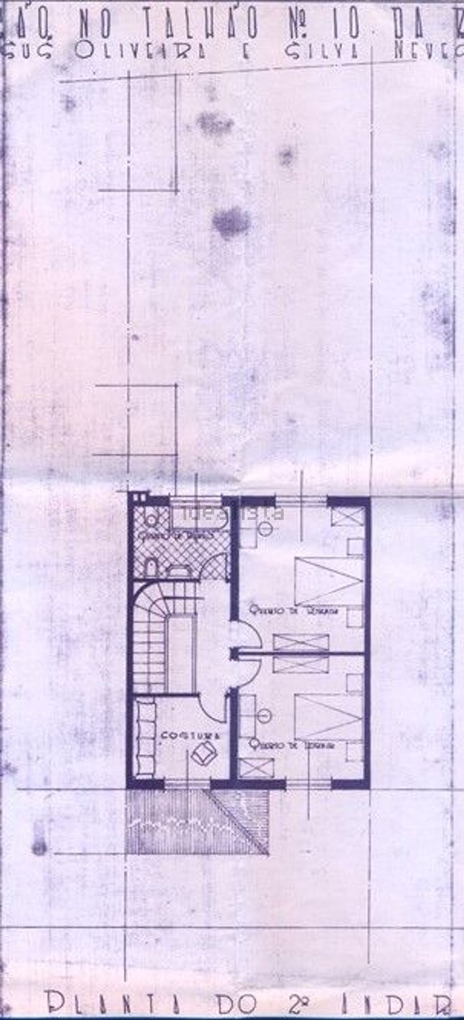 出租联排别墅在Rua de Fez, 1044 - 平面图