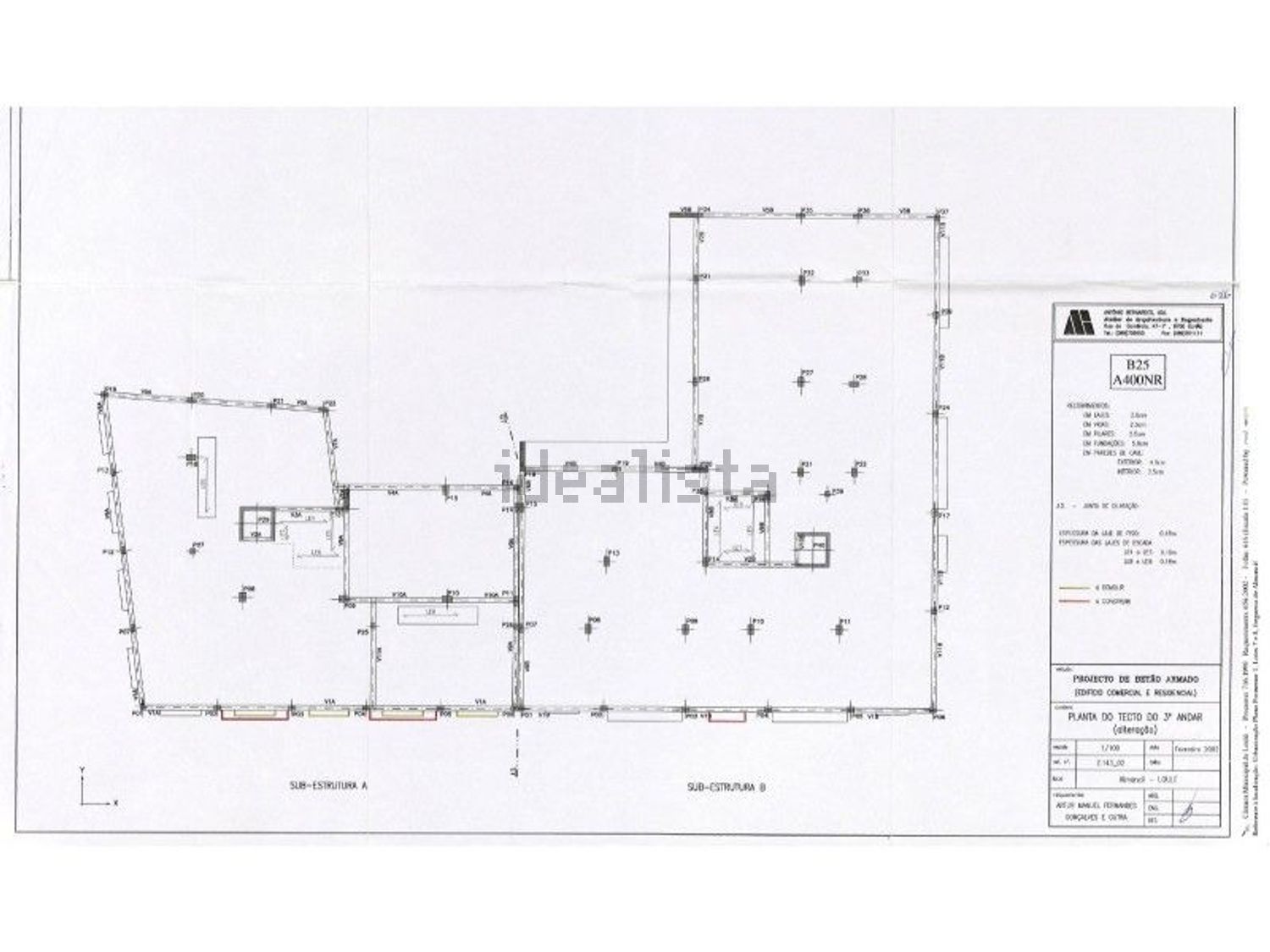 公寓 t2出售在Avenida José dos Santos Farias - 平面图