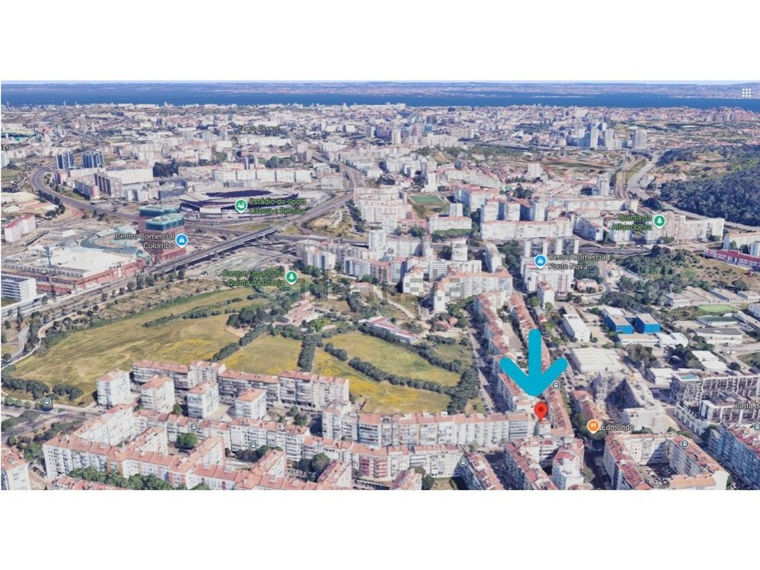 公寓 t3出售在Avenida do Uruguai, 4 b - 视线