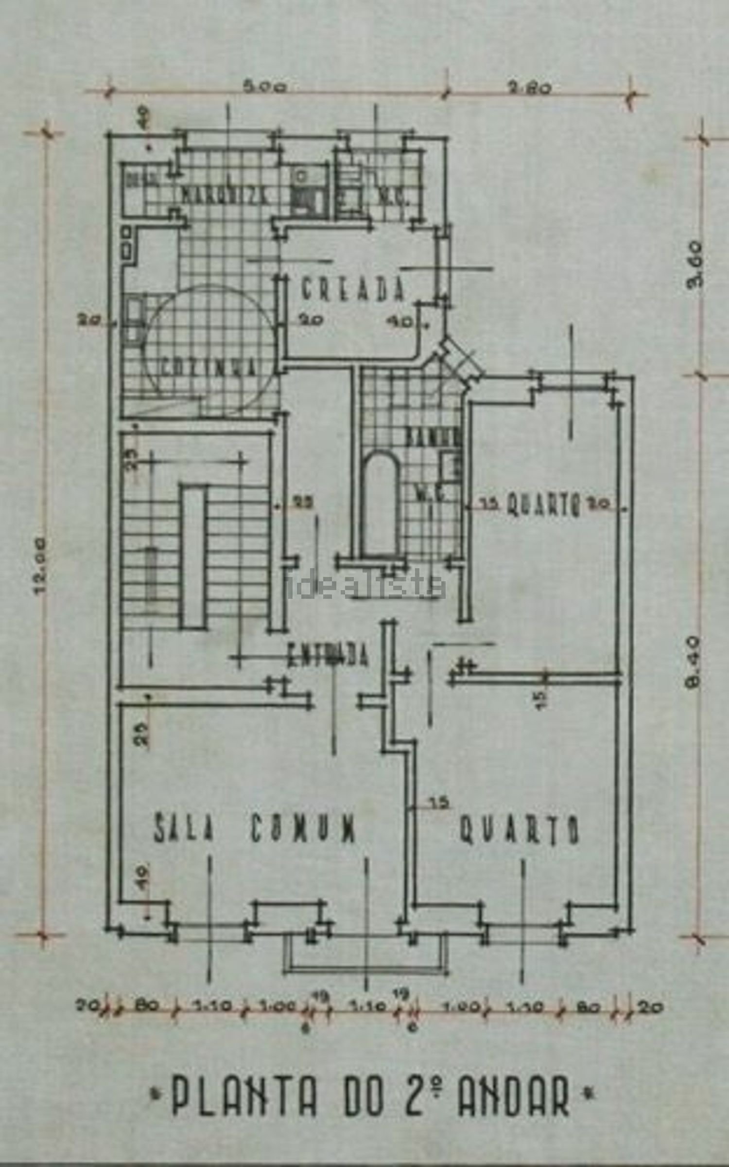 公寓 t2出售在 Calçada da Ajuda, 135 n - 平面图