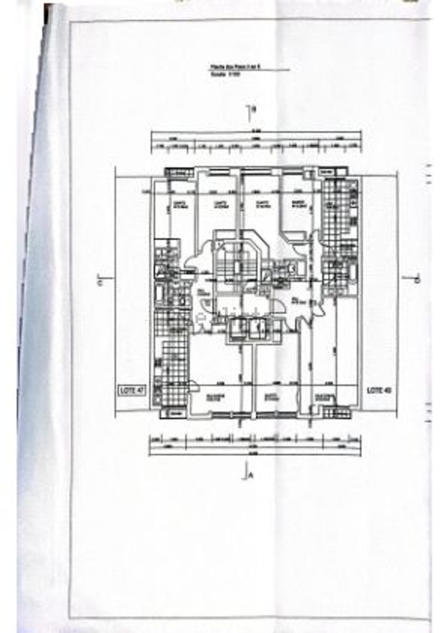 公寓 t2出售在Avenida João Paulo II, 4 - 平面图