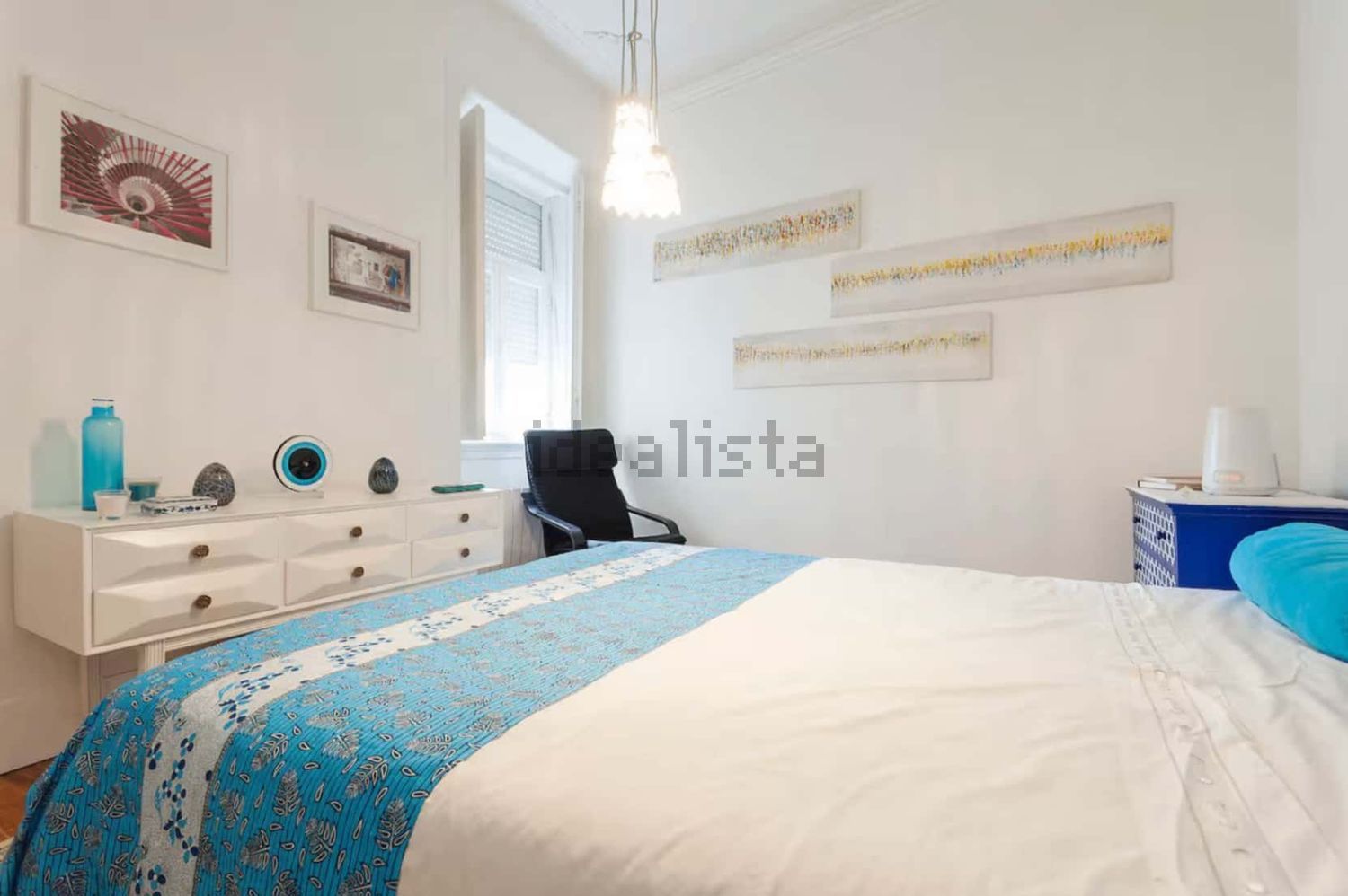 出租公寓 t2在Rua Antero de Quental, 6 - 卧室