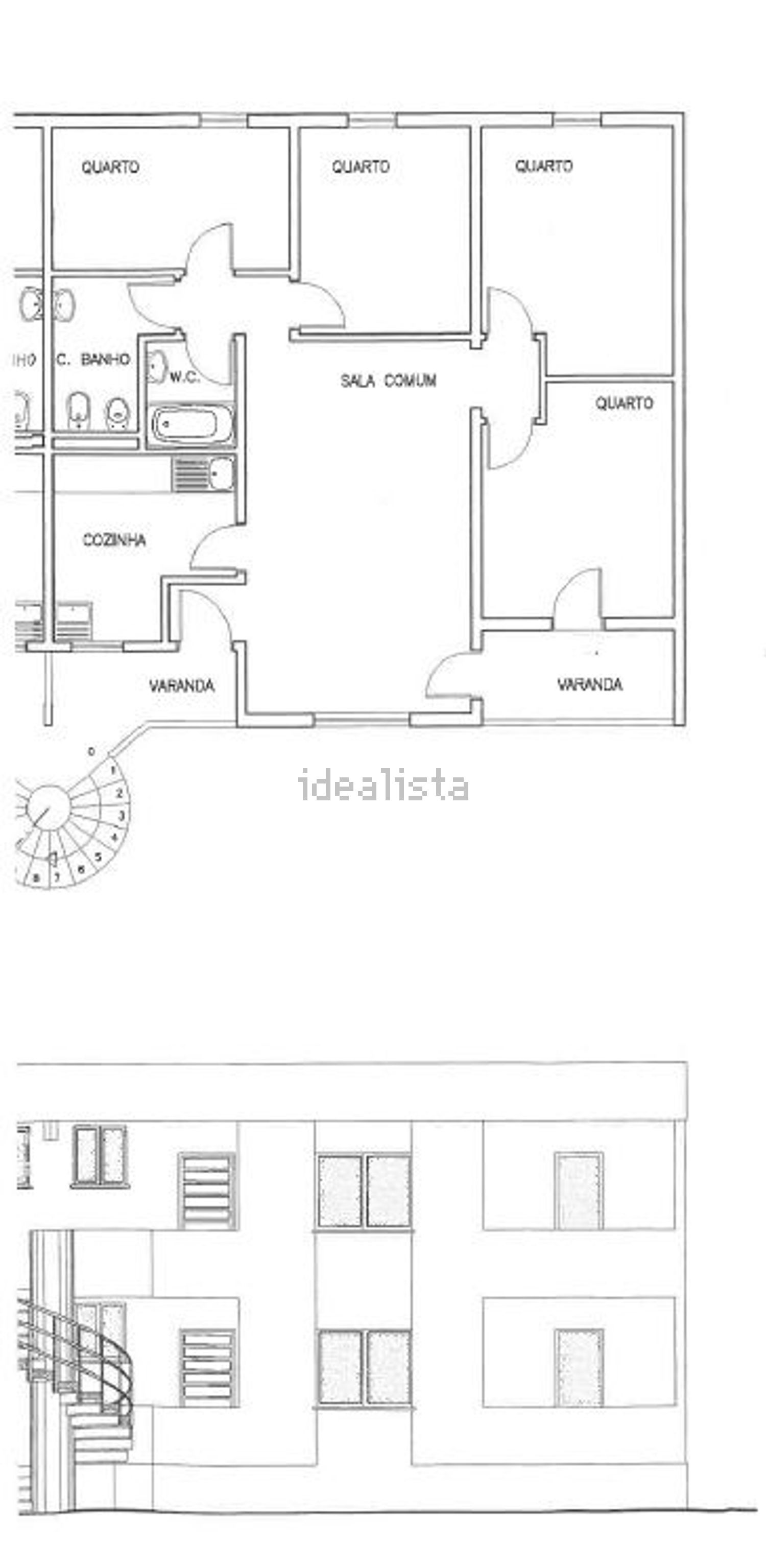 公寓 t4出售在Rua das Descobertas - 平面图