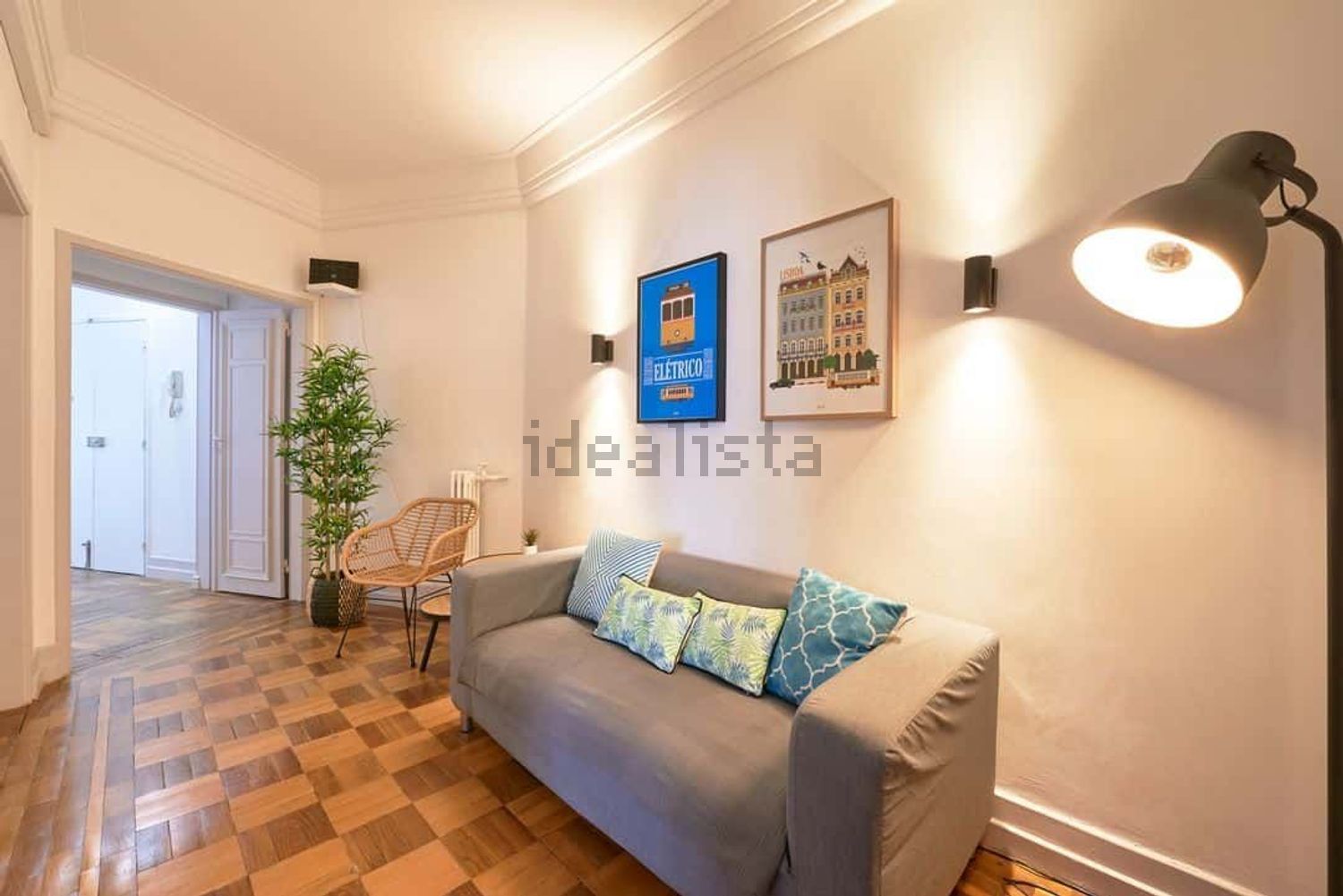 出租房间在 Av. da Liberdade - Marquês de Pombal - 客厅