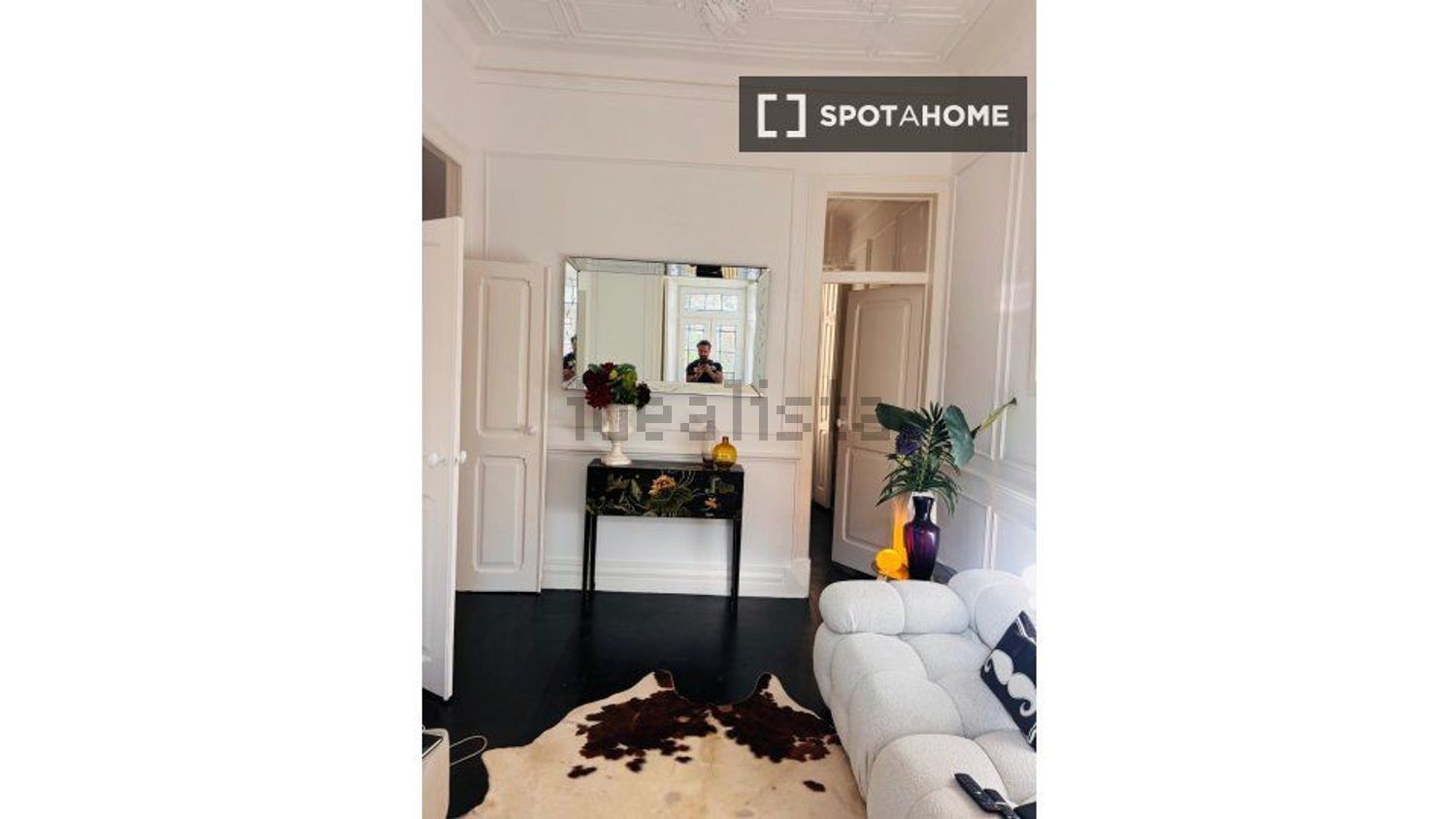 出租公寓 t2在 Campo de Santana - Santa Marta - 客厅