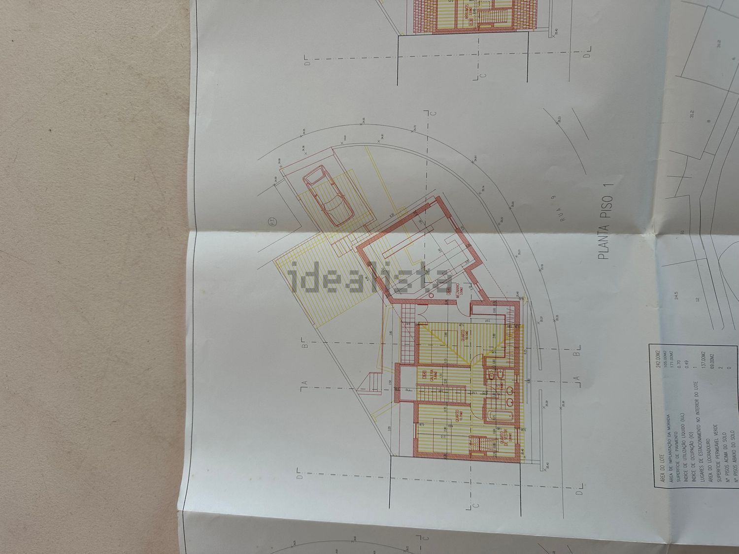 小楼房或独栋别墅出售在 Centro de Belém - 平面图