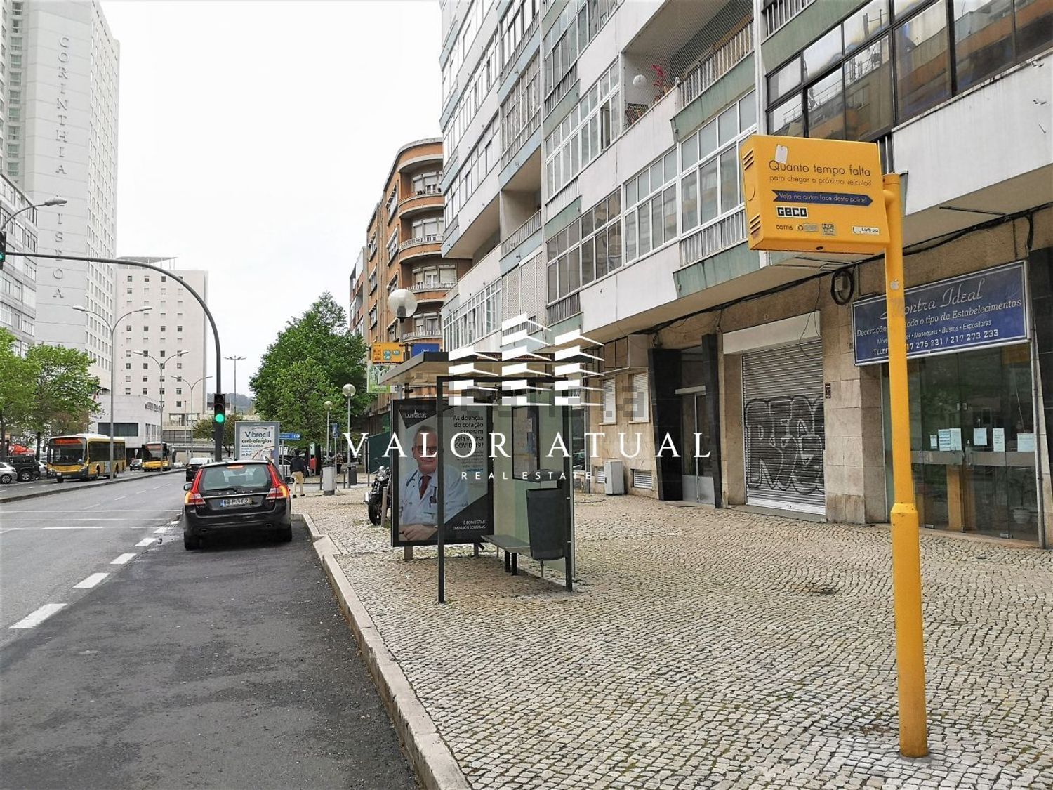 出租公寓 t1在Avenida Columbano Bordalo Pinheiro - 视线