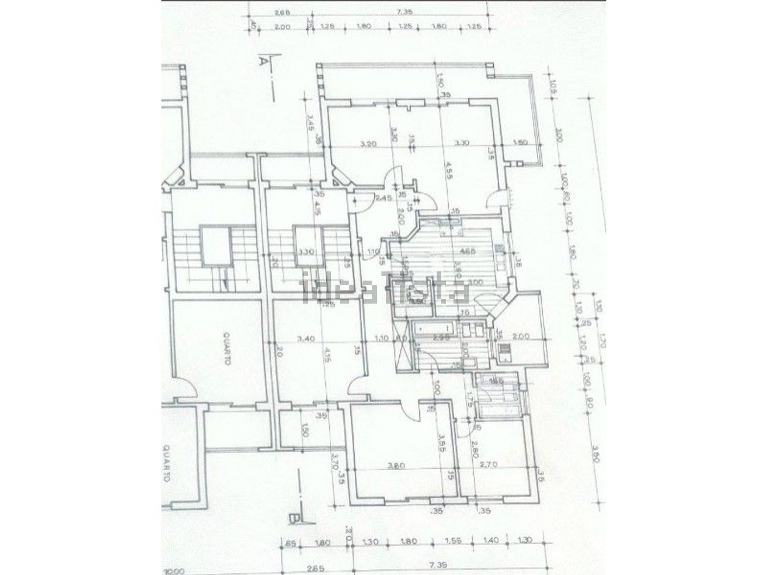 出租公寓 t3在Avenida Dom José I - 平面图