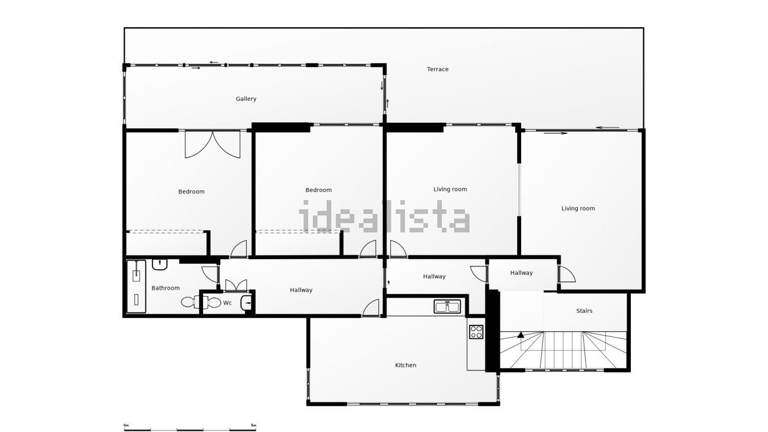 出租小楼房在Rua dos Lagares da Quinta - 平面图