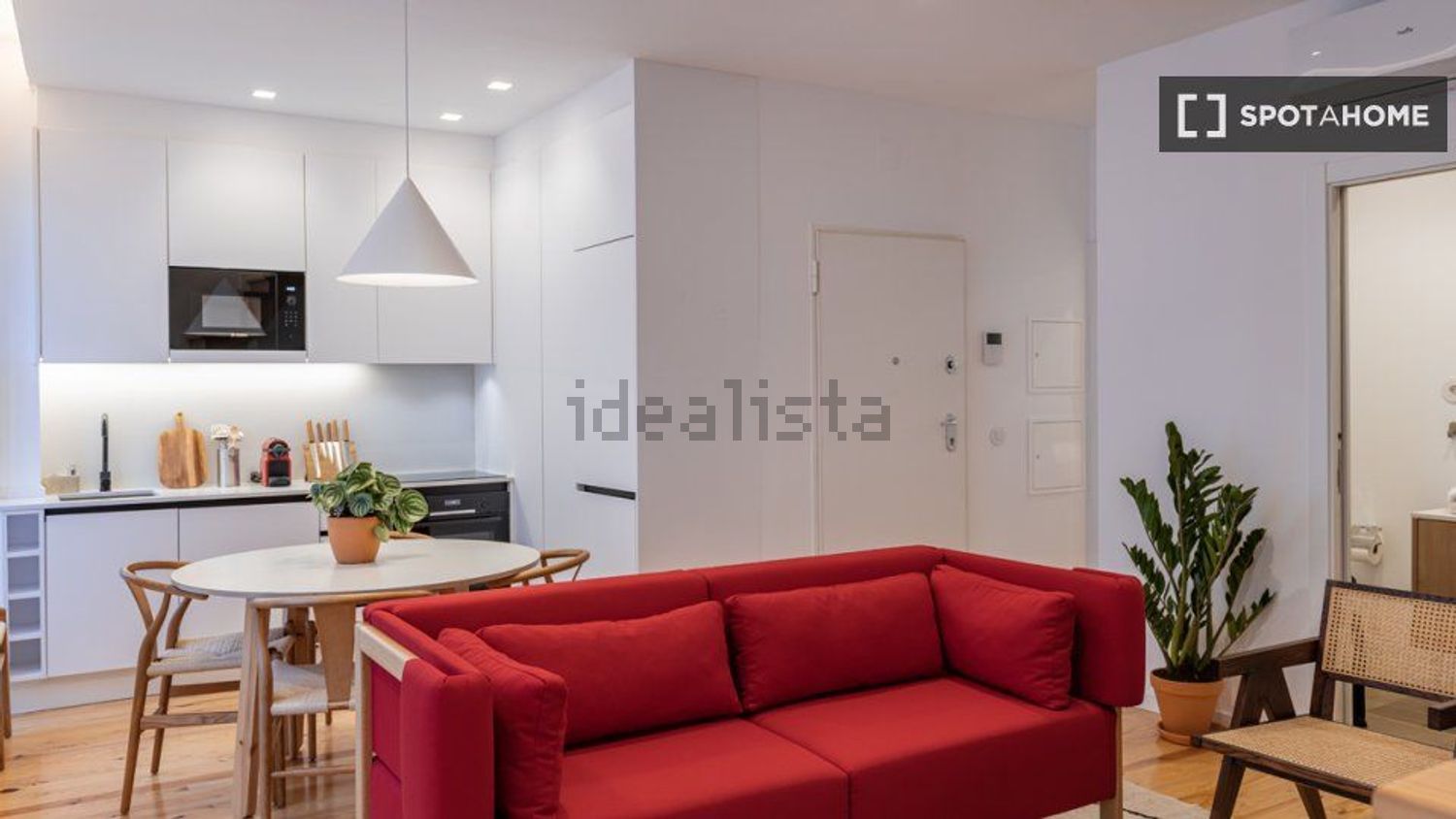 出租公寓 t2在Rua da Indústria - 客厅