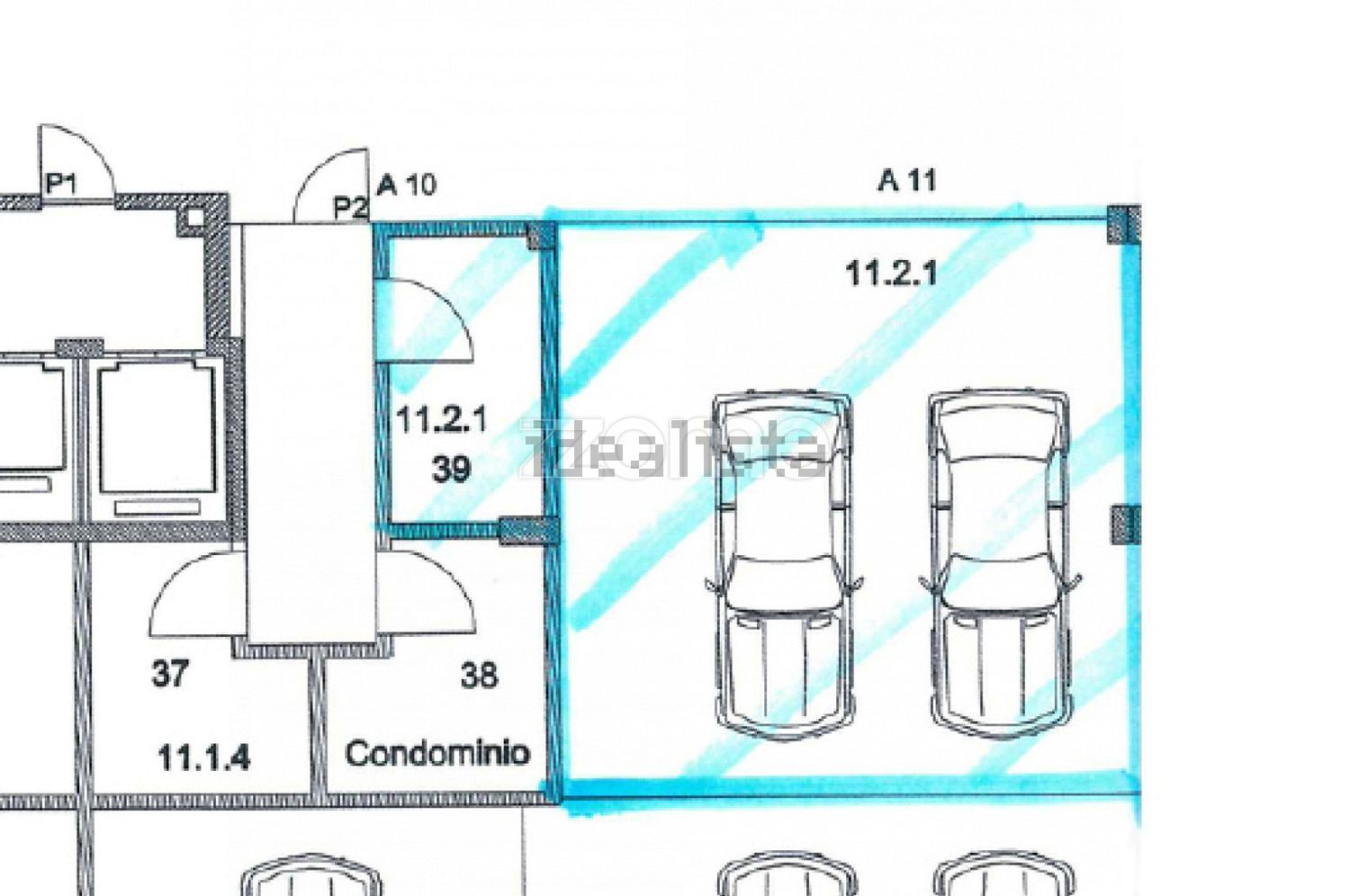 出租公寓 t4在Avenida do Parque, 401 - 平面图
