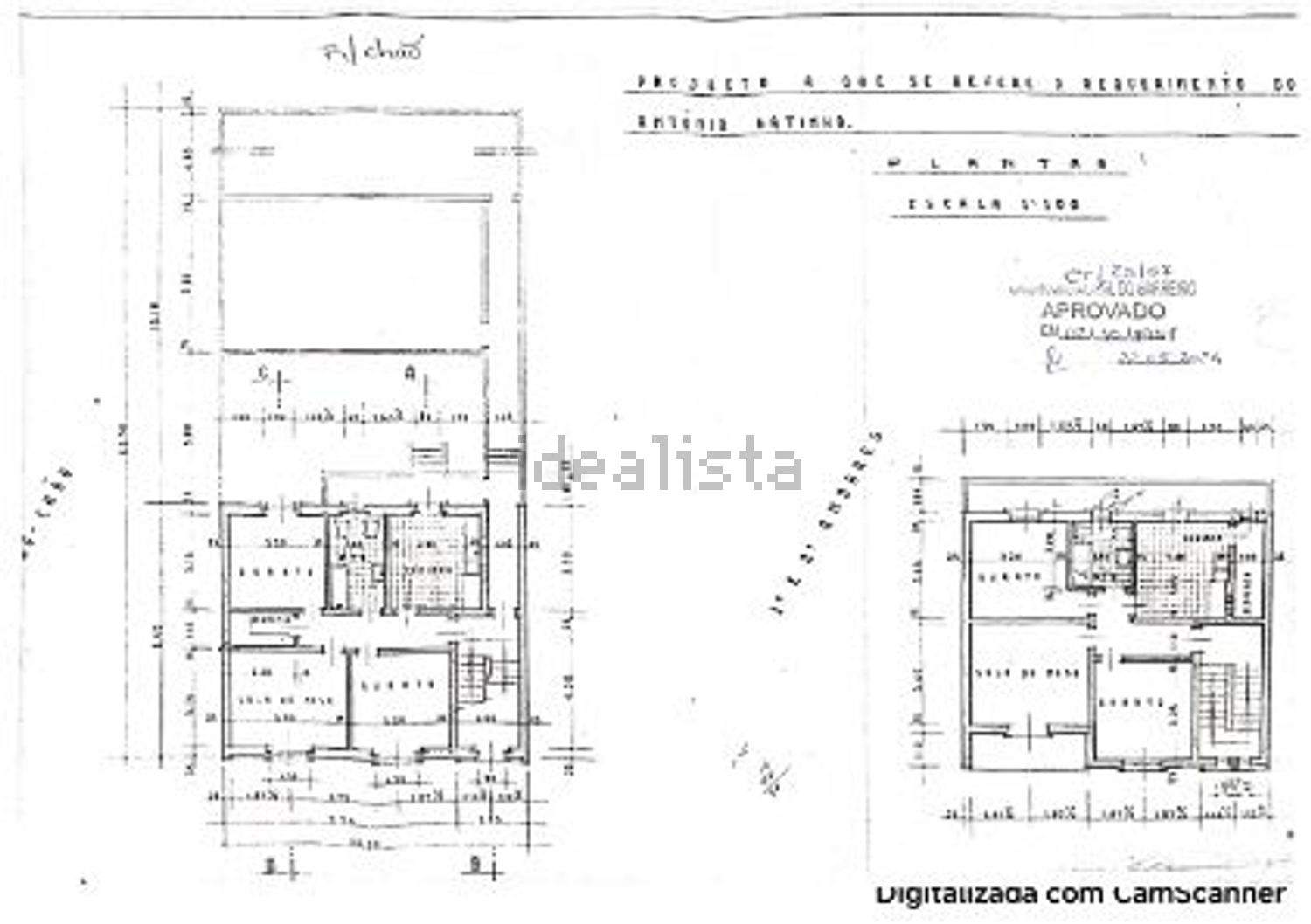 公寓 t2出售在Rua Carvalho Araújo, 37 - 平面图