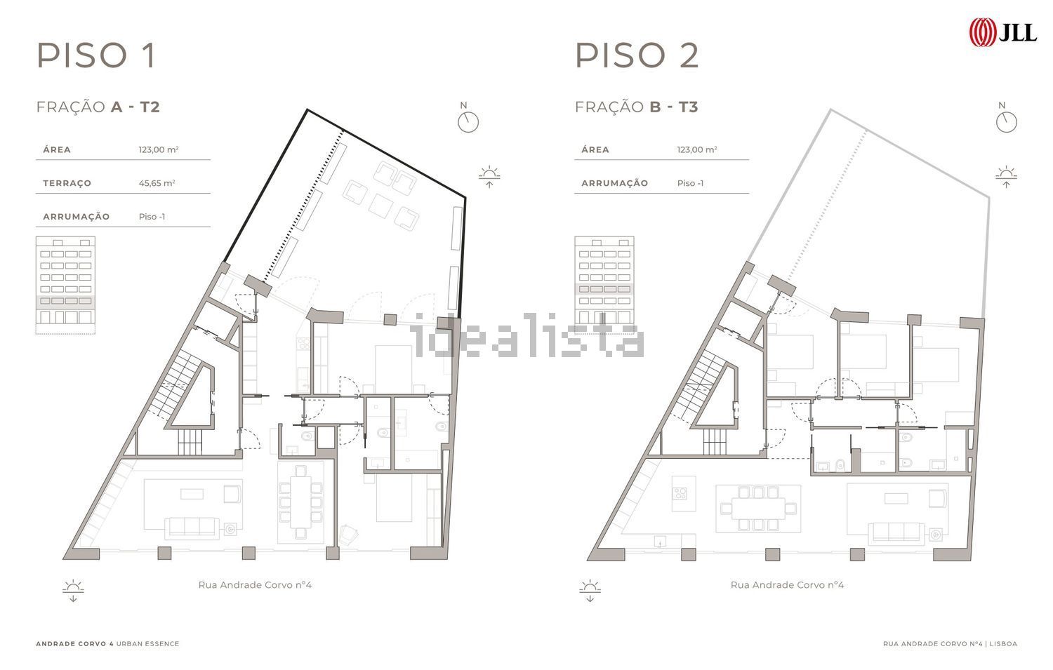 公寓 t2出售在Rua Andrade Corvo, 4 - 平面图