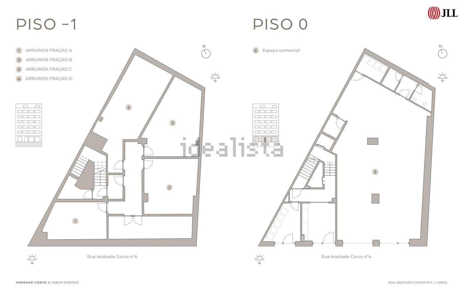公寓 t3出售在Rua Andrade Corvo, 4 - 平面图