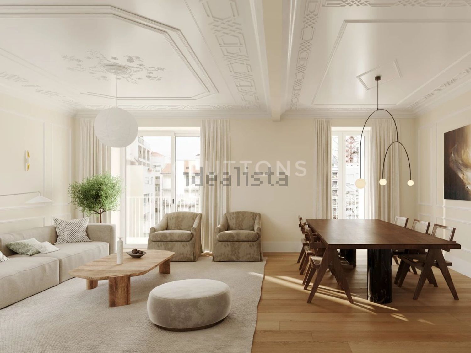 公寓 t2出售在Avenida Miguel Bombarda, 54 - 客厅