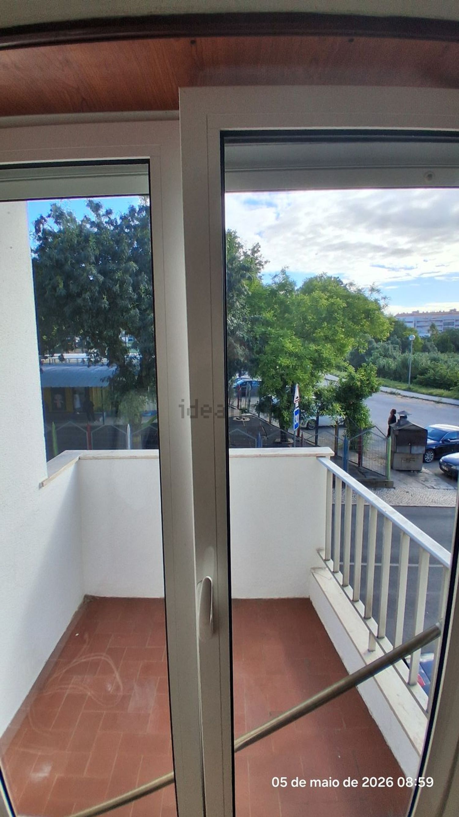 出租公寓 t1在Largo da Paz, 2 - 露台