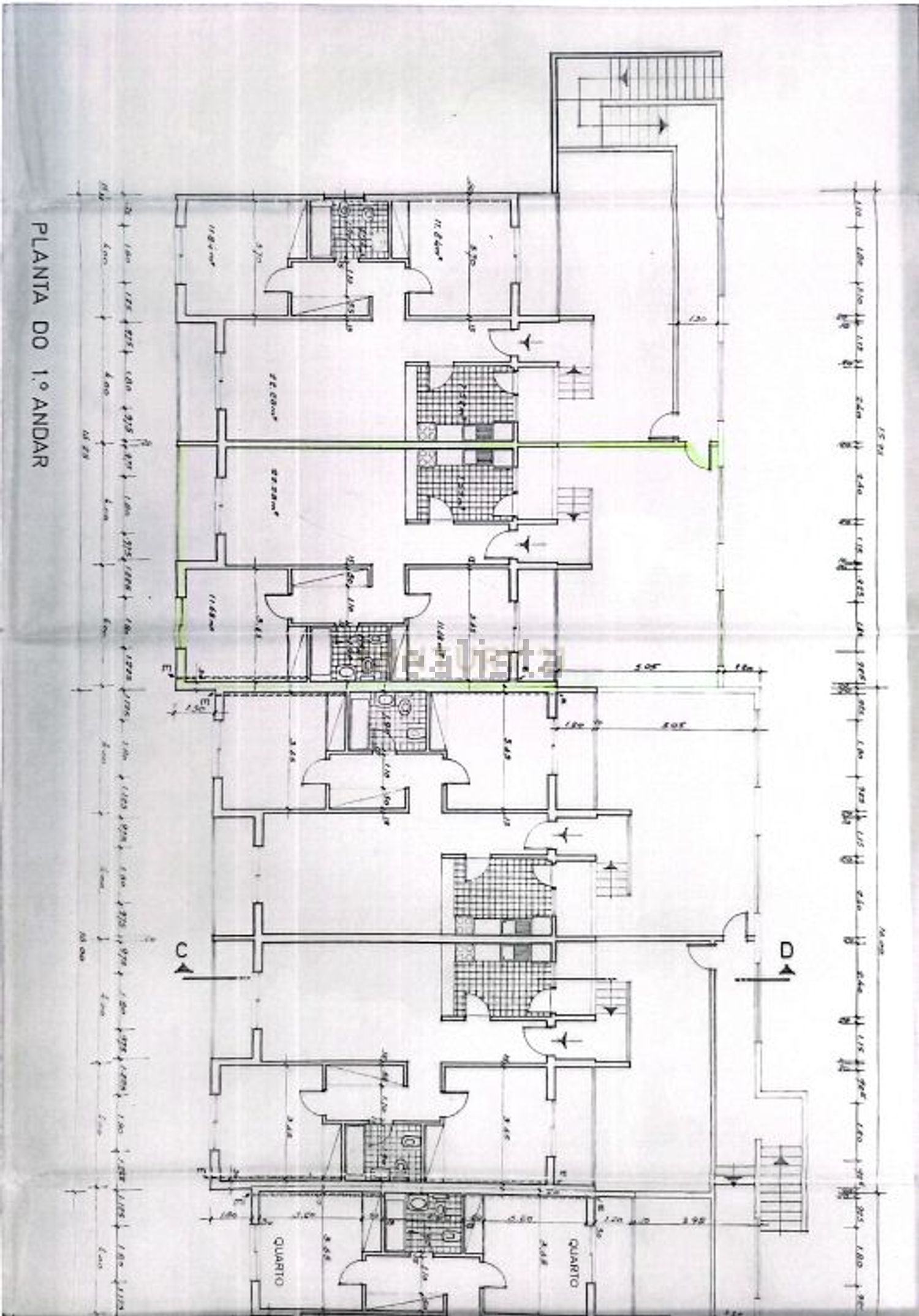 出租公寓 t2在Avenida Pinhal do Arneiro, 4 - 平面图