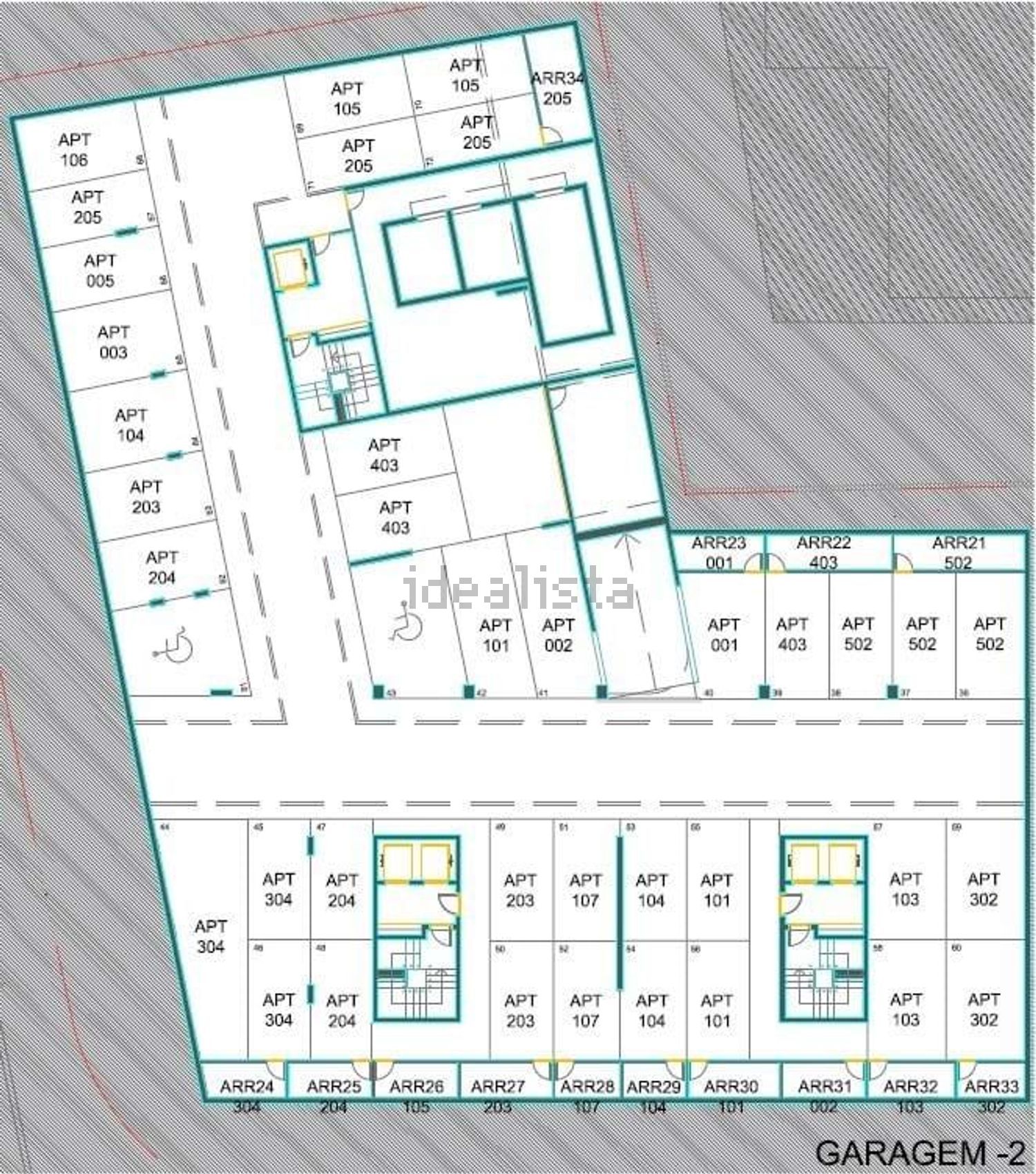 公寓 t1出售在 Centro - 平面图
