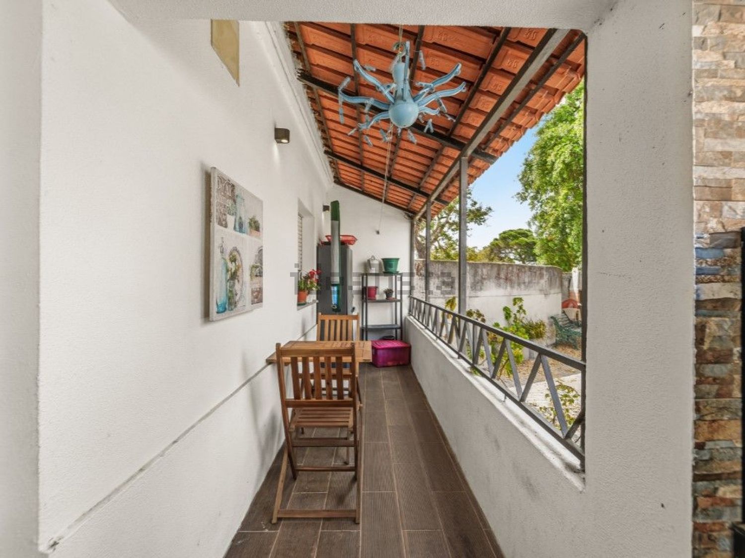 联排别墅出售在Bairro da Capela - 阳台