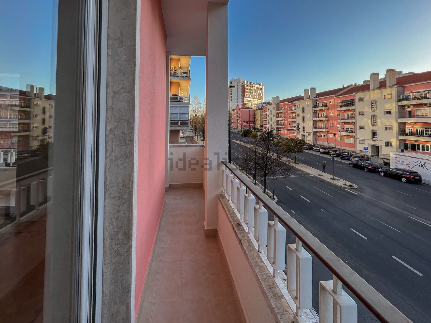 出租公寓 t2在Avenida de Roma - 阳台