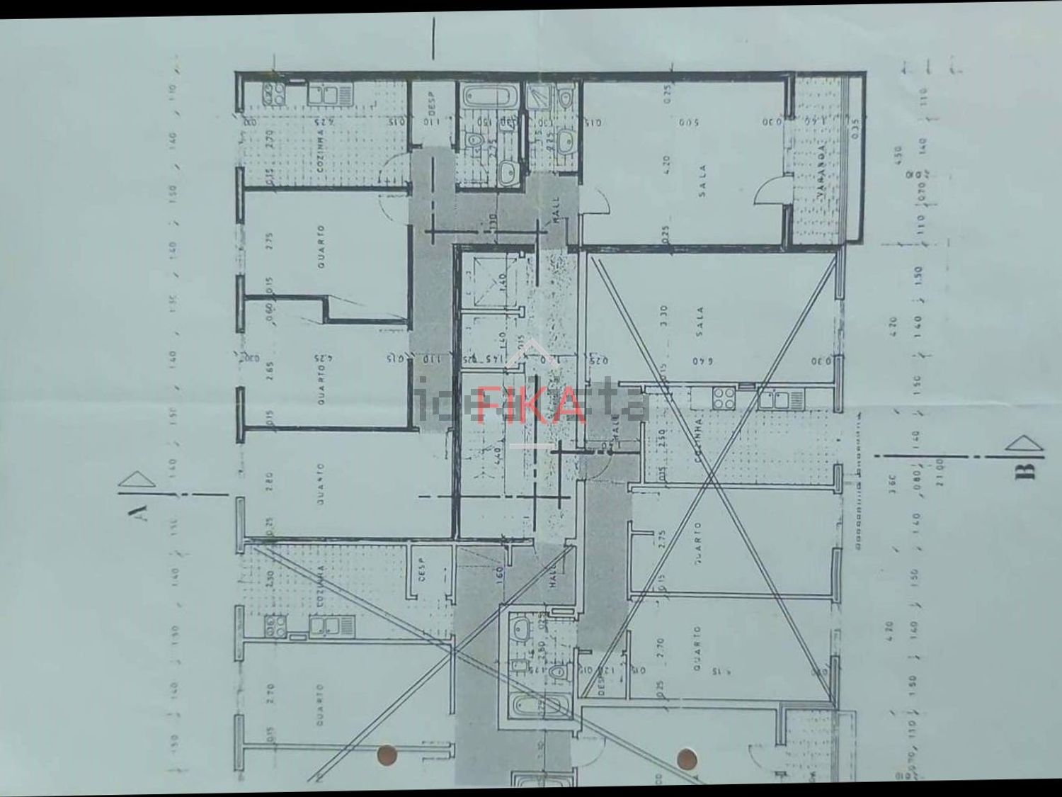 公寓 t3出售在 Zona Ribeirinha - 平面图